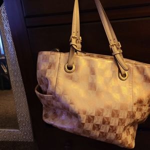 MK rose gold purse and wallet